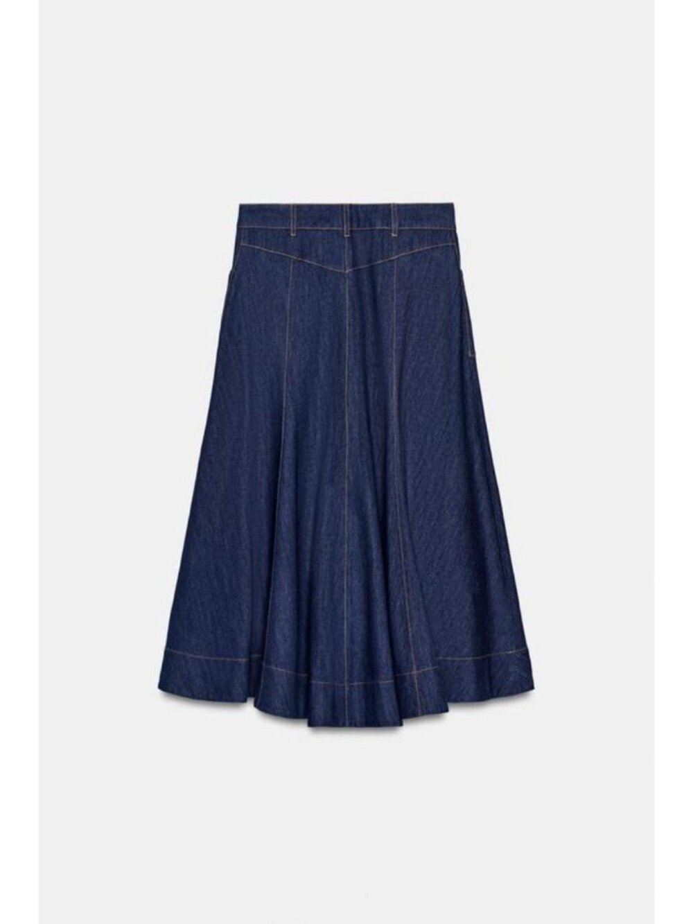 ZARA A-LINE MIDI SKIRT - Picture 6 of 7